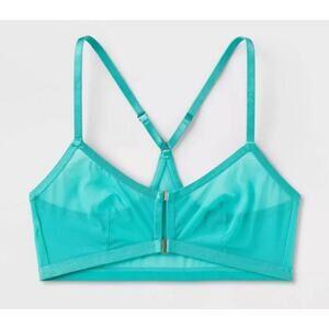 Auden Mesh Triangle Bralette Green Women's XS